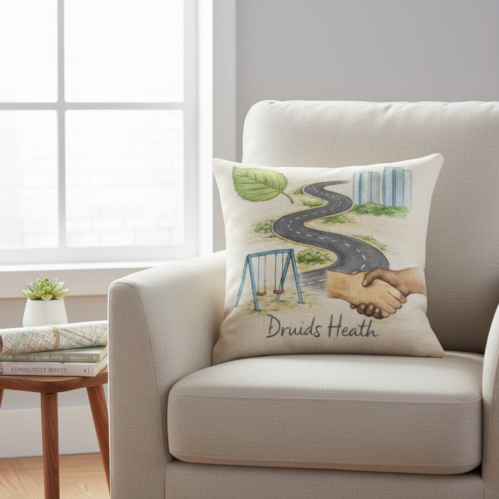 Druids Heath - Cushion - Whimsical Illustrations Design
