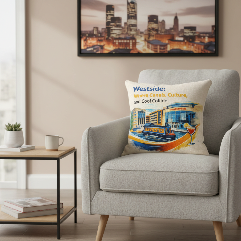 Westside - Cushion - Vibrant Civic Blend Design