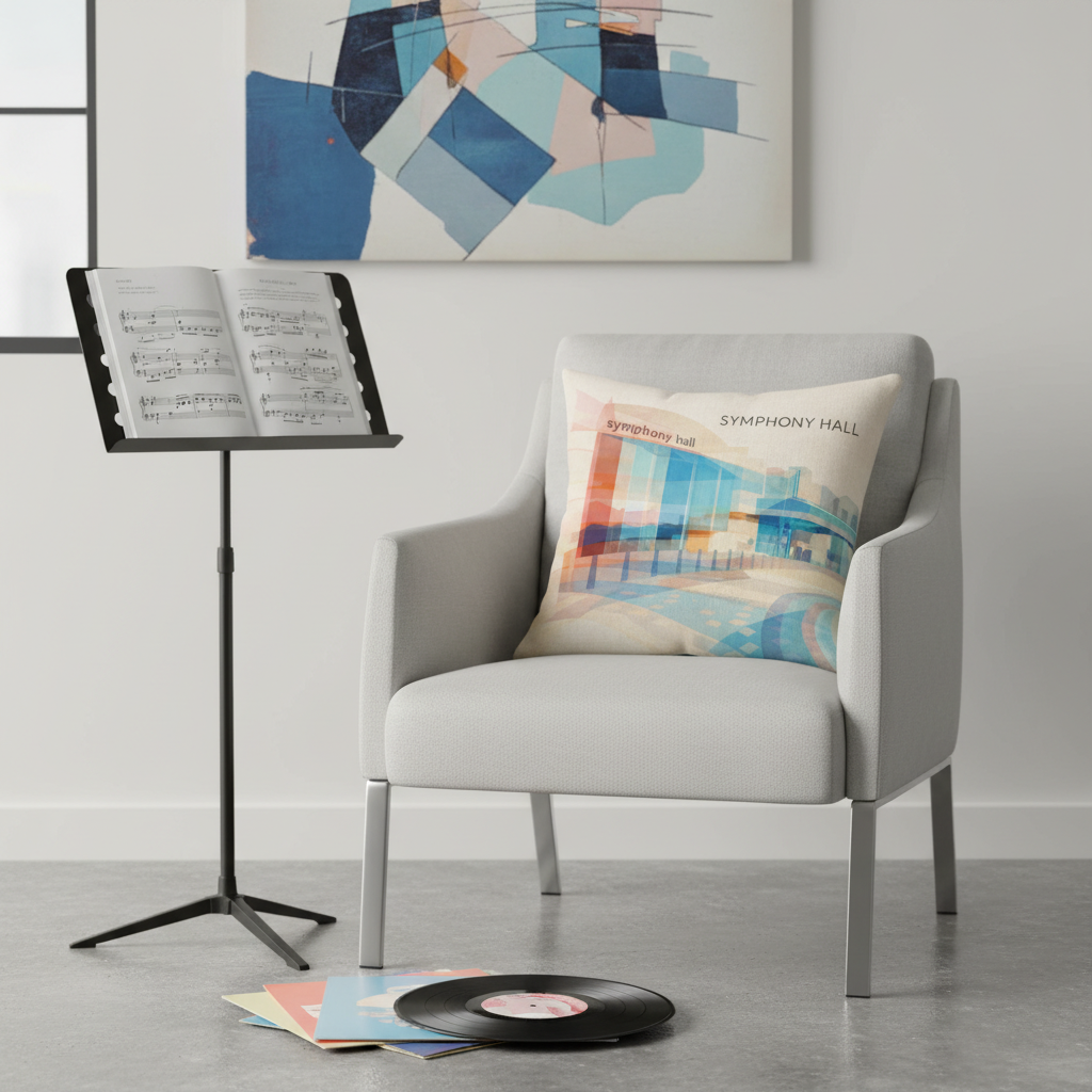 Westside - Cushion - Vibrant Geometry Design - Symphony Hall