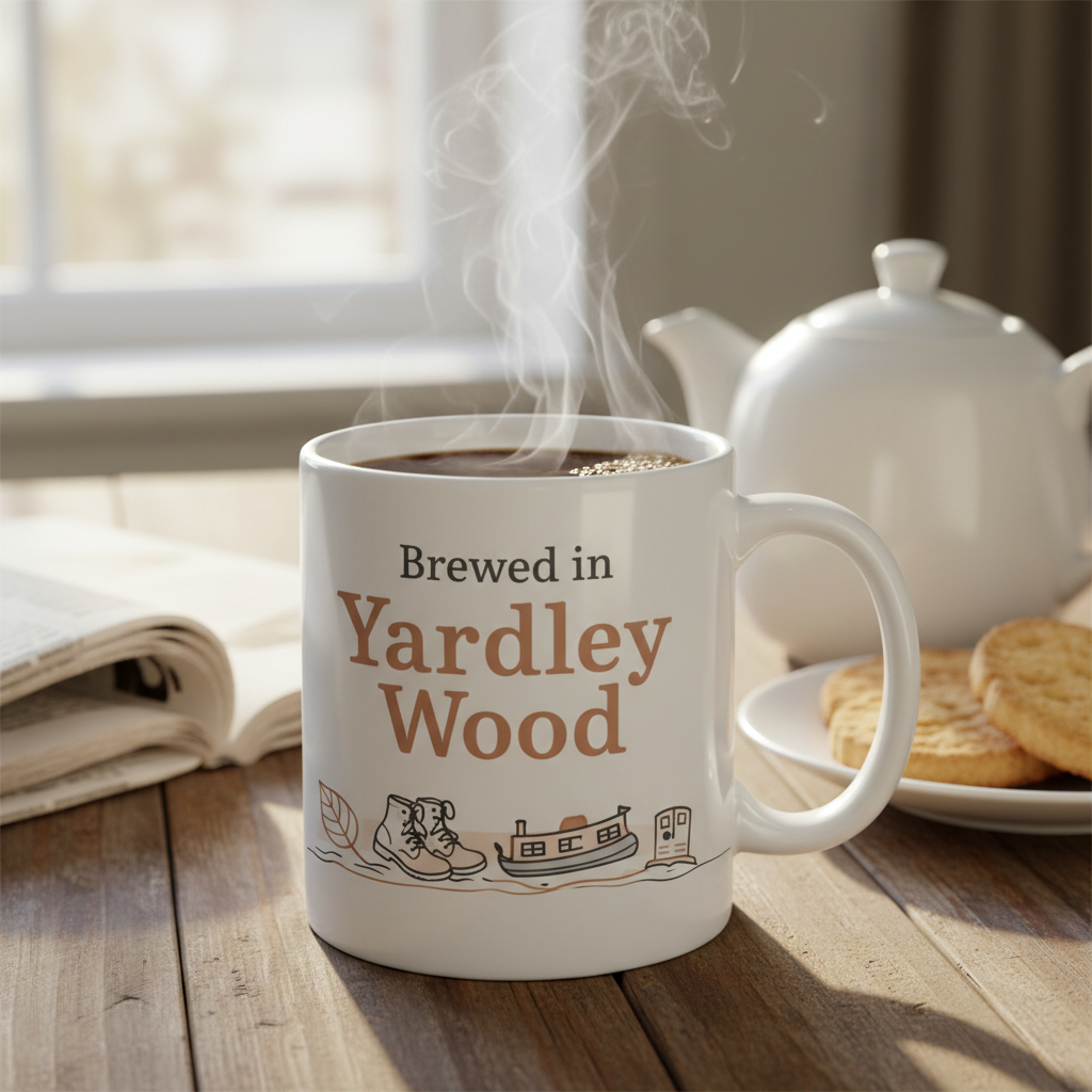 Yardley Wood - Mug - Minimalist Illustration Design