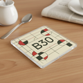 Cotteridge - Coaster - Geometric Lines - Postcode