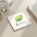 Ladywood - Coaster - Soft Watercolours - Leaf