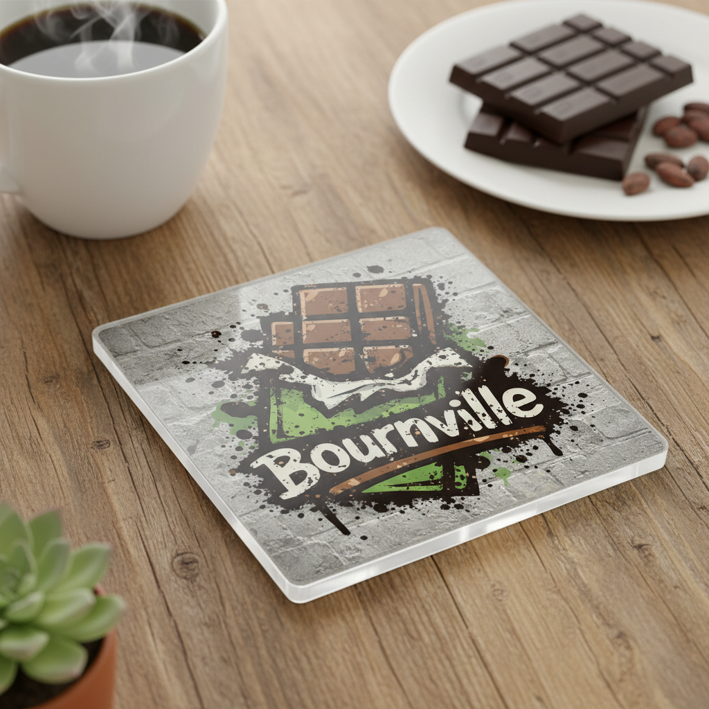 Bournville - Coaster - Urban Street Art - Chocolate Bar