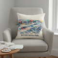 Selly Oak - Cushion - Vibrant Geometry Design - Battery Retail Park