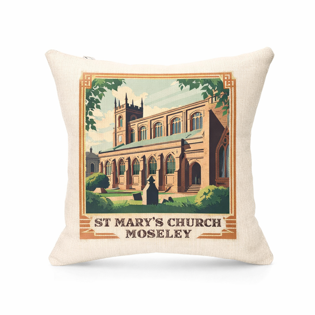 Moseley - Cushion - Vintage Vibes Design - St Mary's Church