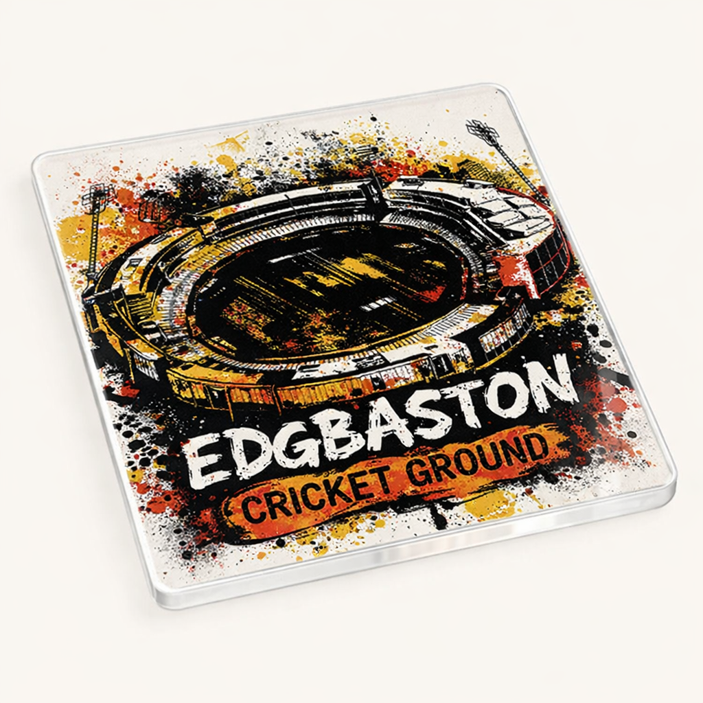 Edgbaston - Coaster - Urban Street Art - Edgbaston Cricket Ground