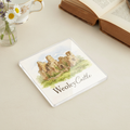 Weoley Castle - Coaster - Soft Watercolours - Castle