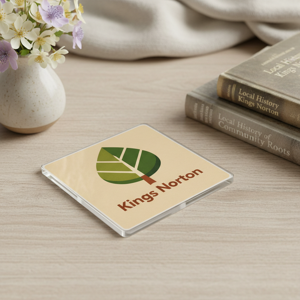 Kings Norton - Coaster - Mid-Century Retro - Leaf