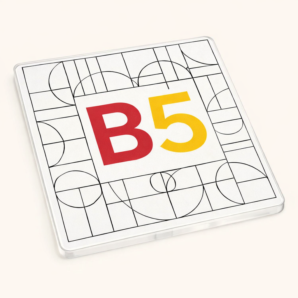 Digbeth - Coaster - Geometric Lines - Postcode