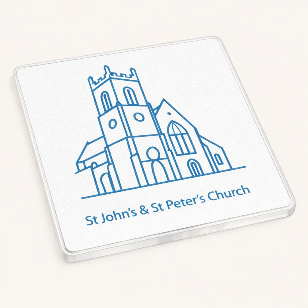 Ladywood - Coaster - Geometric Lines - St John's & St Peter's Church