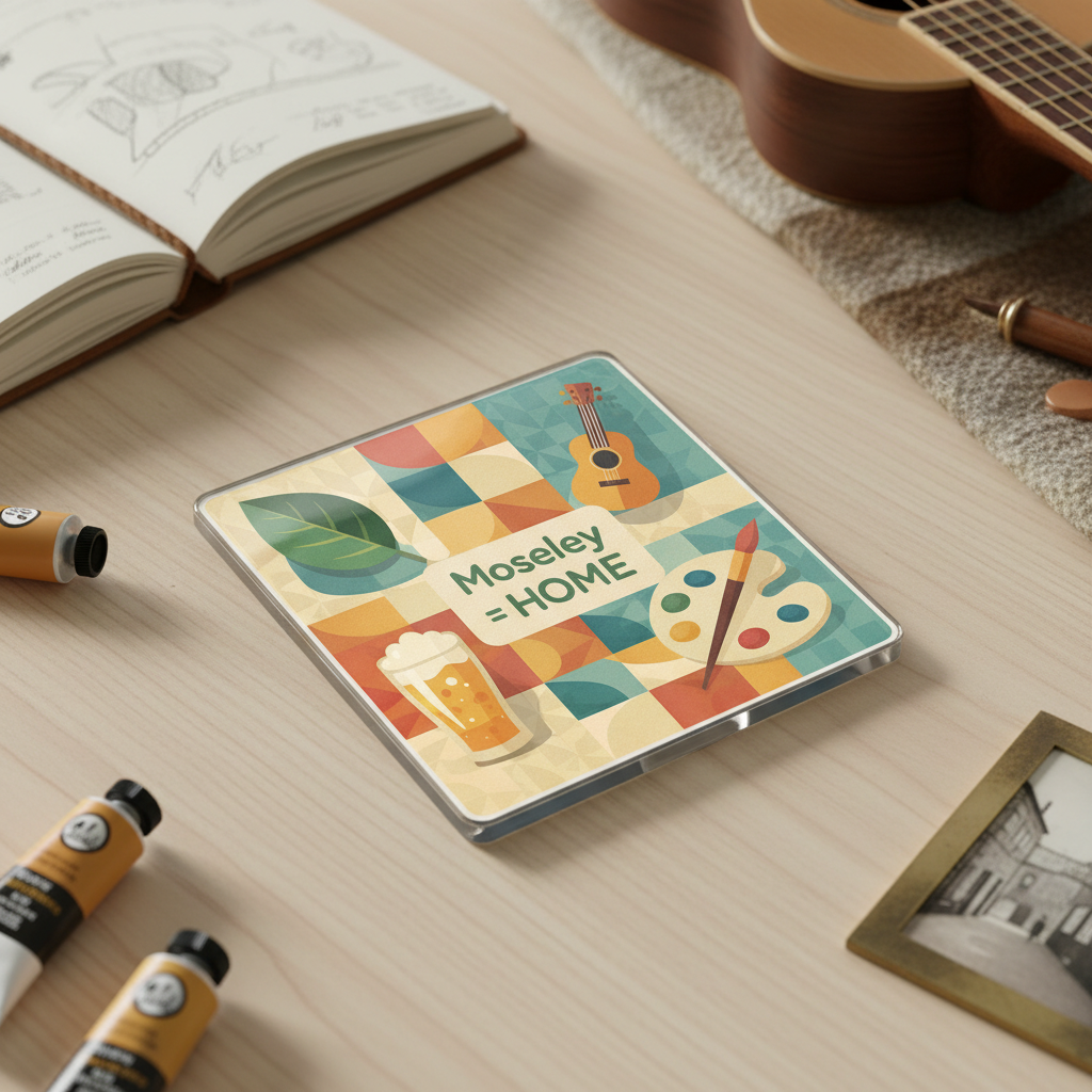 Moseley - Coaster - Mid-Century Retro - Local Icons