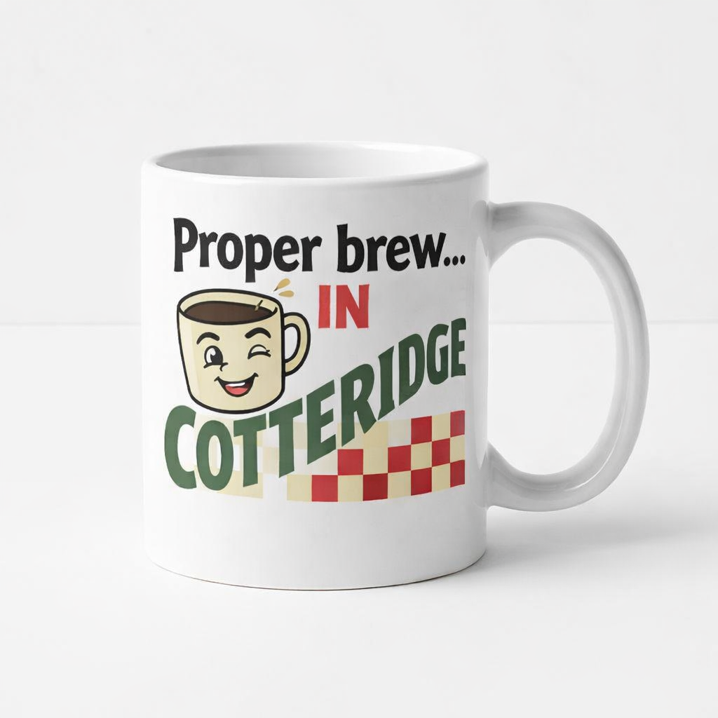 Cotteridge - Mug - Retro Cartoon Design
