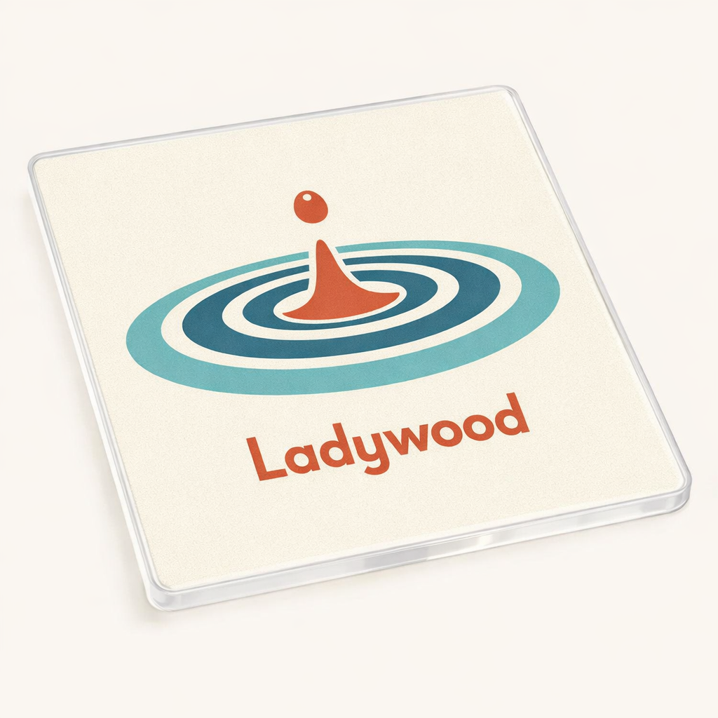 Ladywood - Coaster - Mid-Century Retro - Water Ripple