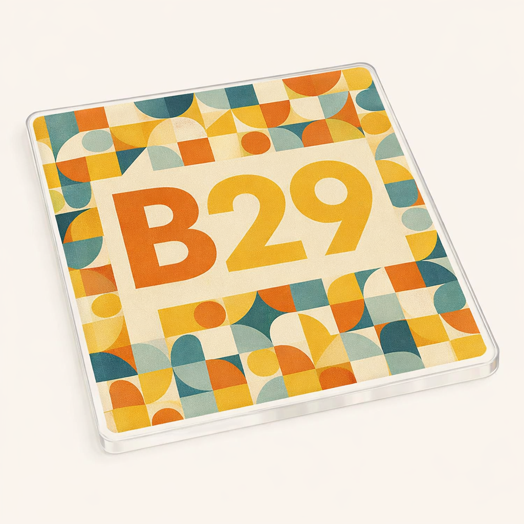 Weoley Castle - Coaster - Mid-Century Retro - Postcode