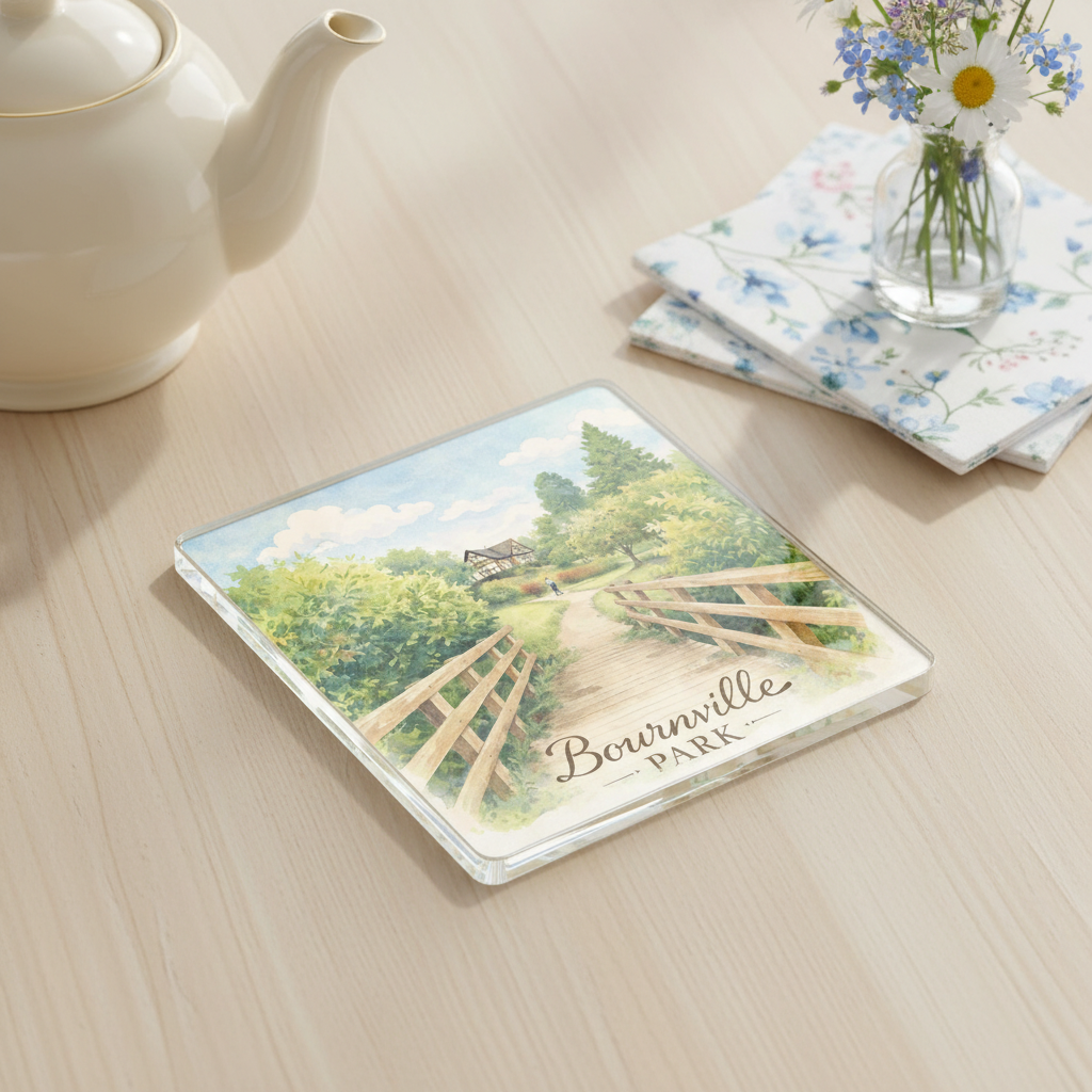 Bournville - Coaster - Soft Watercolours - Bournville Park
