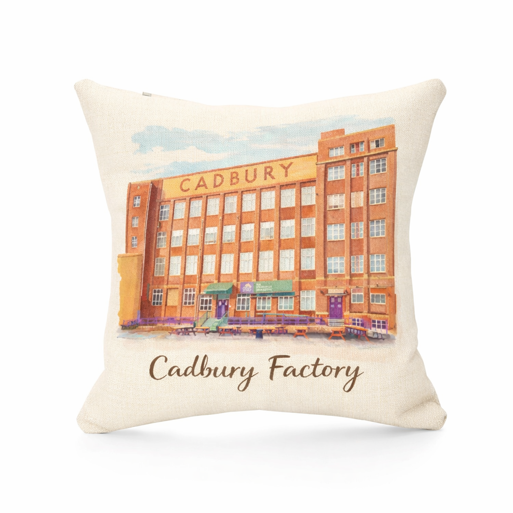 Bournville - Cushion - Stylised Painting Design - Stylised Painting Design