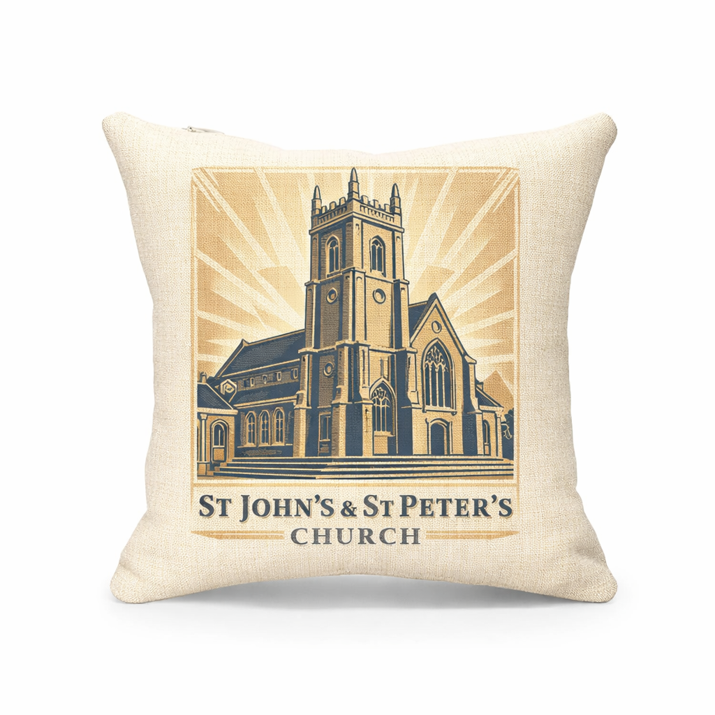 Ladywood - Cushion - Vintage Vibes Design - St John's & St Peter's Church