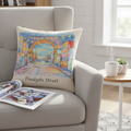 Digbeth - Cushion - Artistic Illustration Design - Floodgate Street