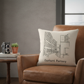 Digbeth - Cushion - Minimal Lines Design - The Custard Factory
