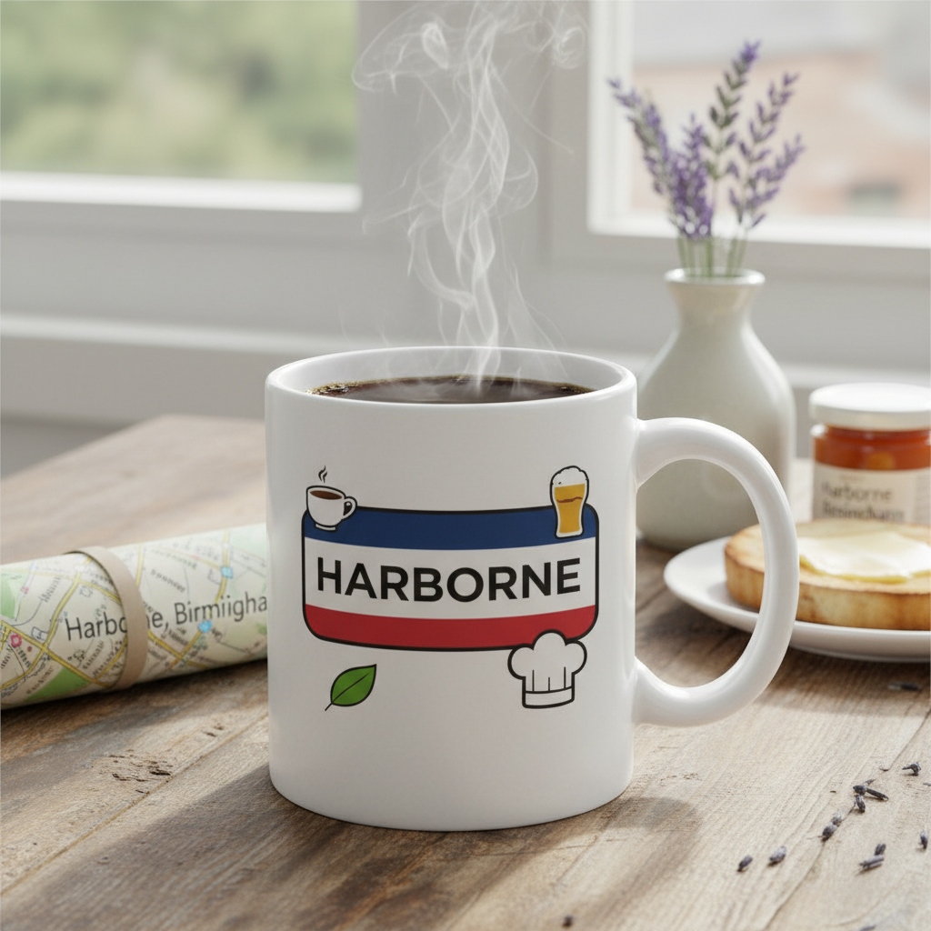 Harborne - Mug - Local Symbols Design