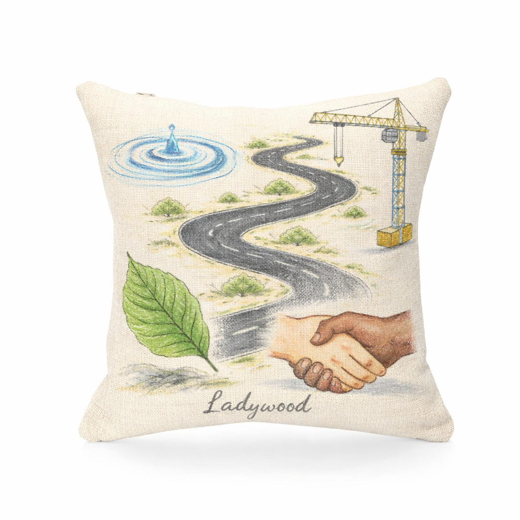 Ladywood - Cushion - Whimsical Illustrations Design