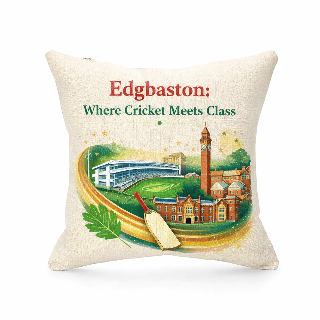 Edgbaston - Cushion - Vibrant Civic Blend Design