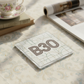 Bournville - Coaster - Geometric Lines - Postcode