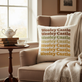 Weoley Castle - Cushion - Retro Typography Design
