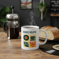 Kings Heath - Mug - Geometric Grid Design