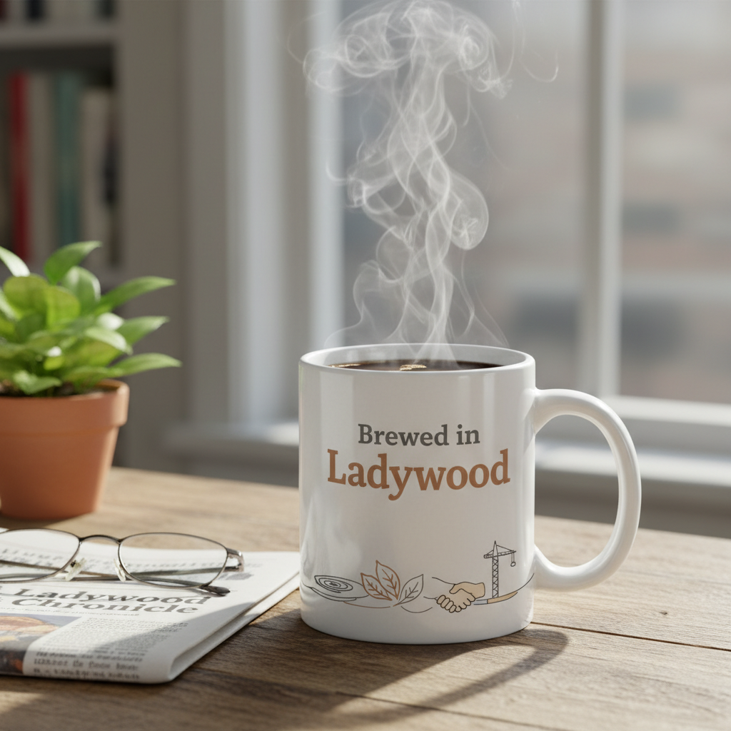 Ladywood - Mug - Minimalist Illustration Design
