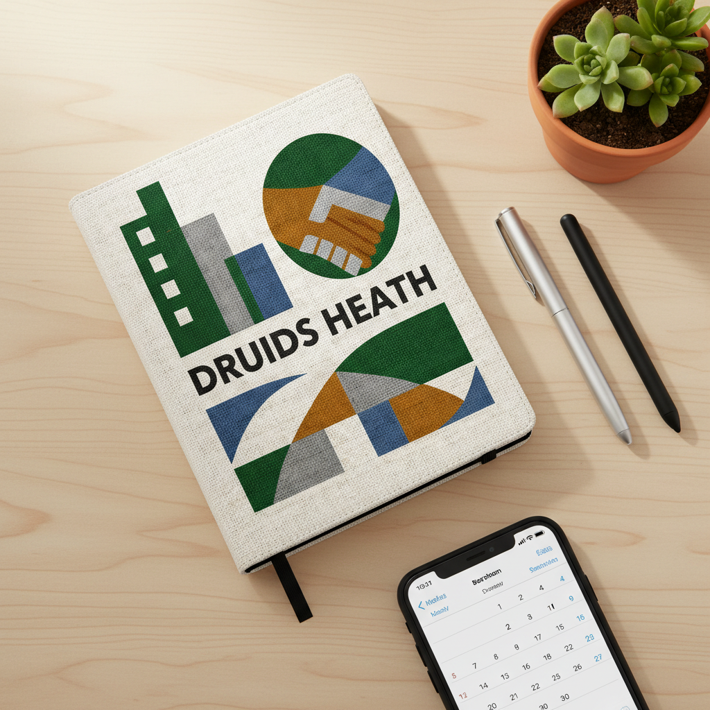 Druids Heath - Notepad - Geometric Iconography Design