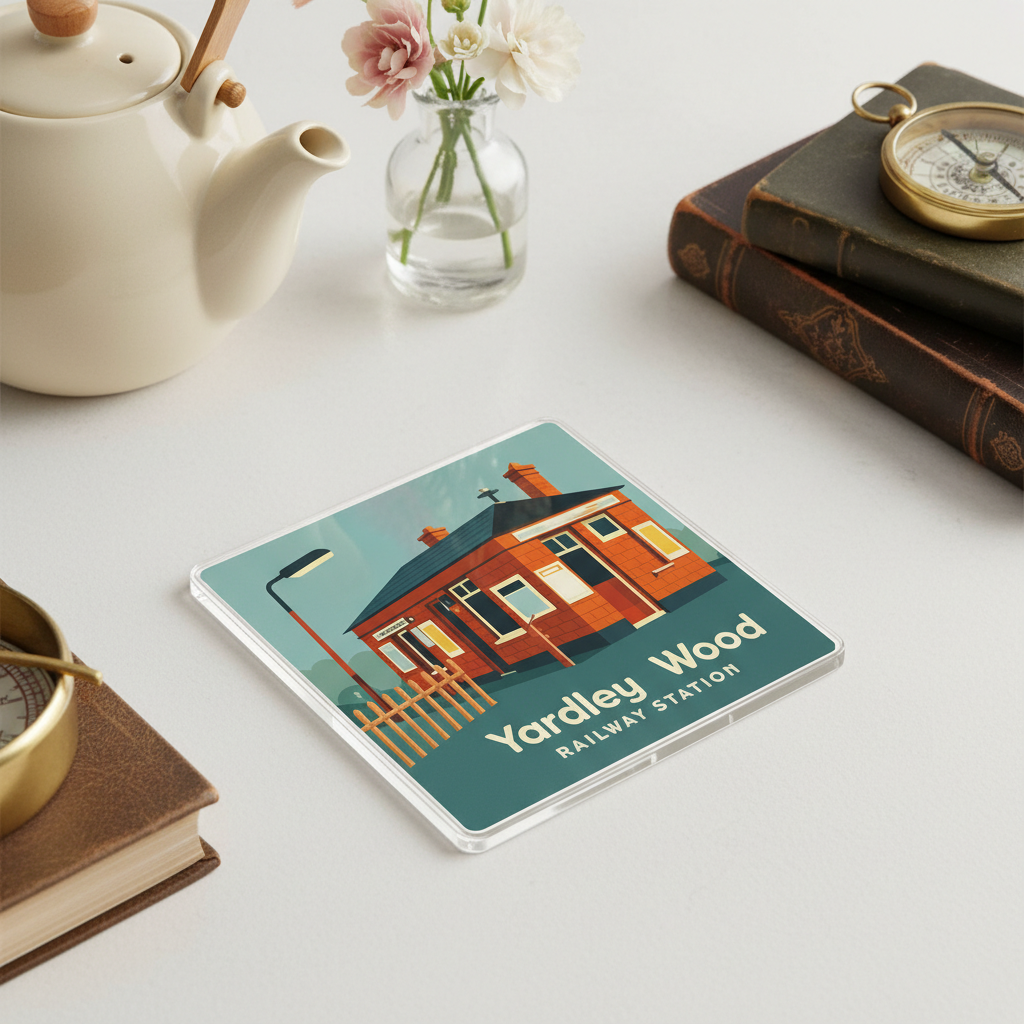 Yardley Wood - Coaster - Mid-Century Retro - Railway Station