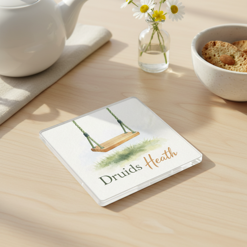 Druids Heath - Coaster - Soft Watercolours - Playground Swing