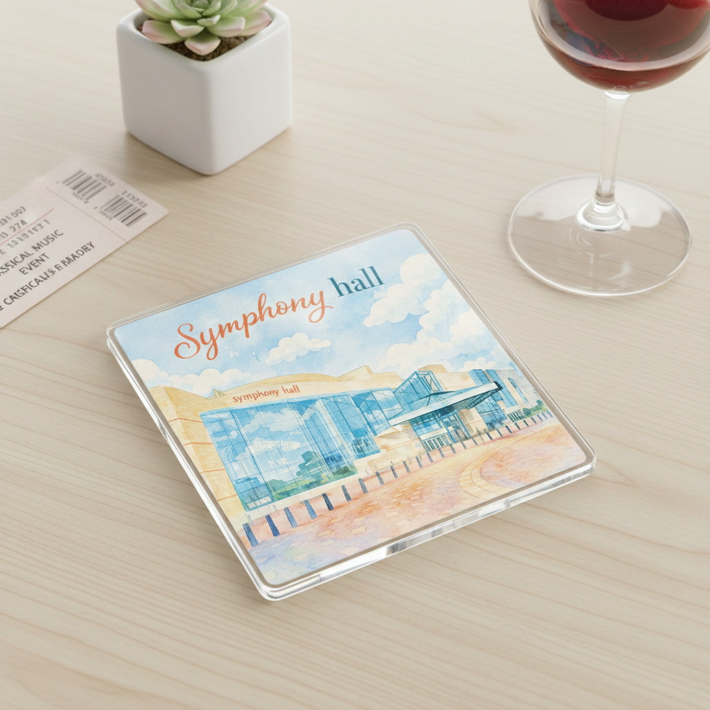 Westside - Coaster - Soft Watercolours - Symphony Hall