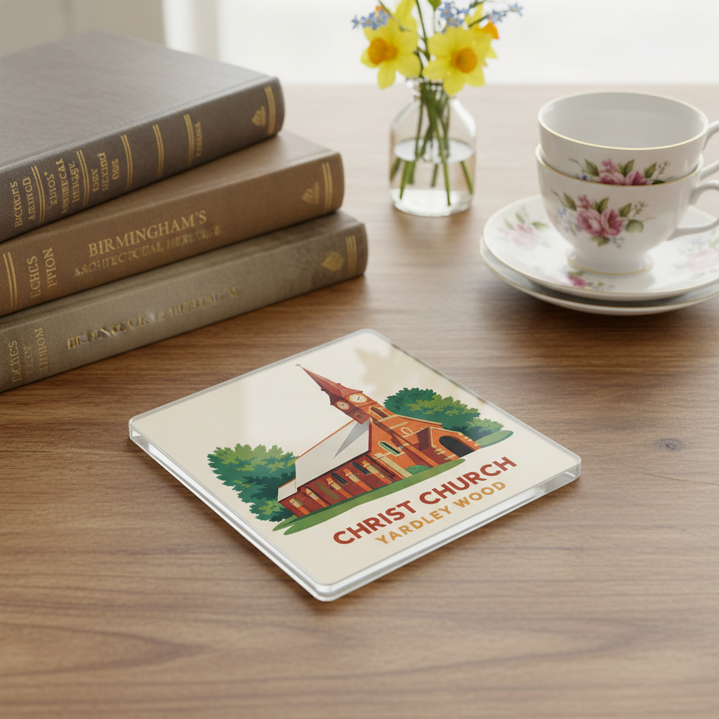 Yardley Wood - Coaster - Mid-Century Retro - Christ Church