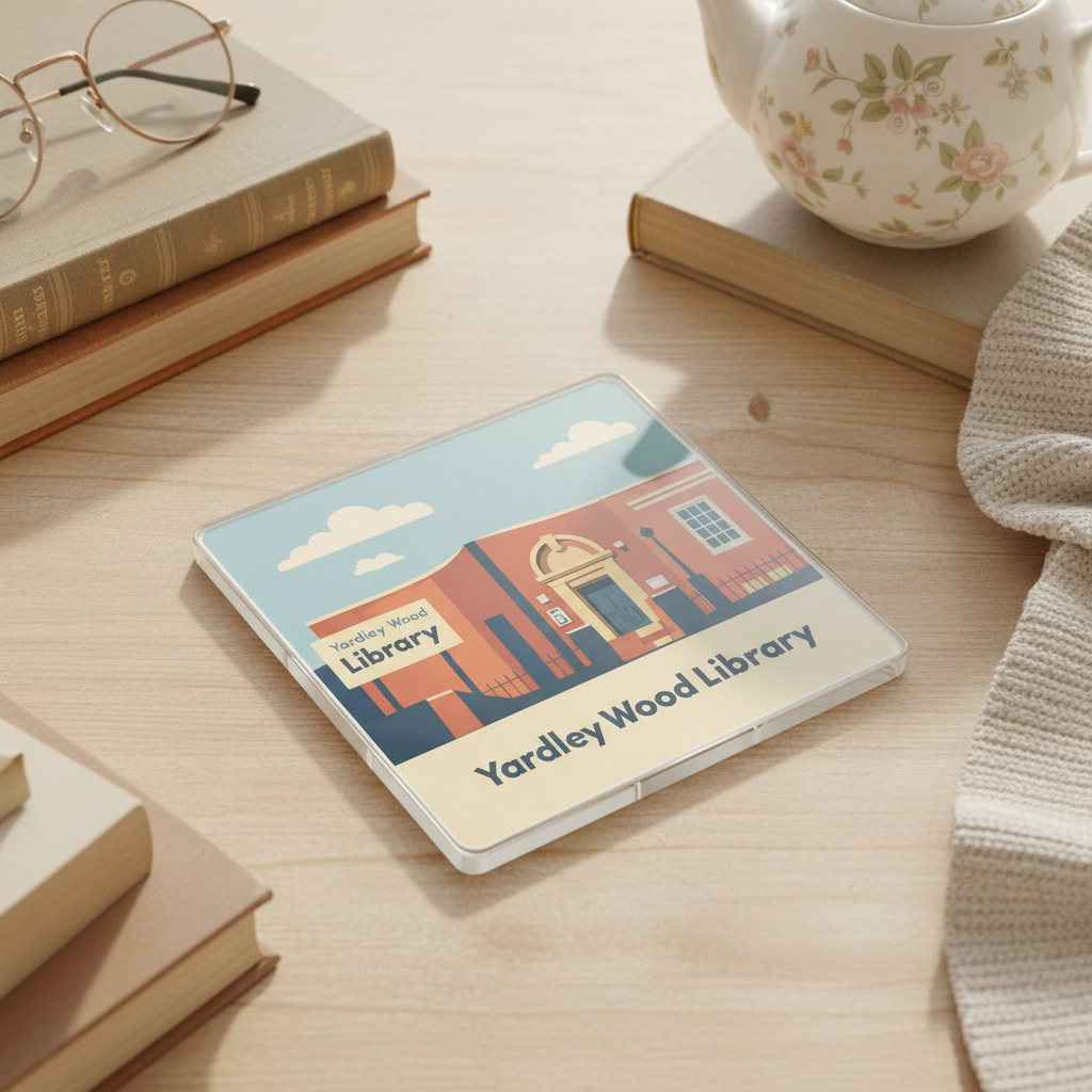 Yardley Wood - Coaster - Mid-Century Retro - Yardley Wood Library