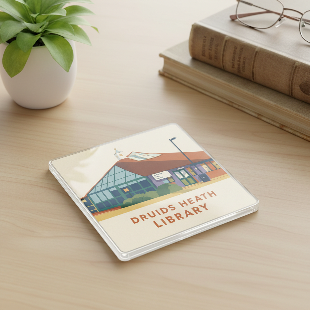 Druids Heath - Coaster - Mid-Century Retro - Druids Heath Library