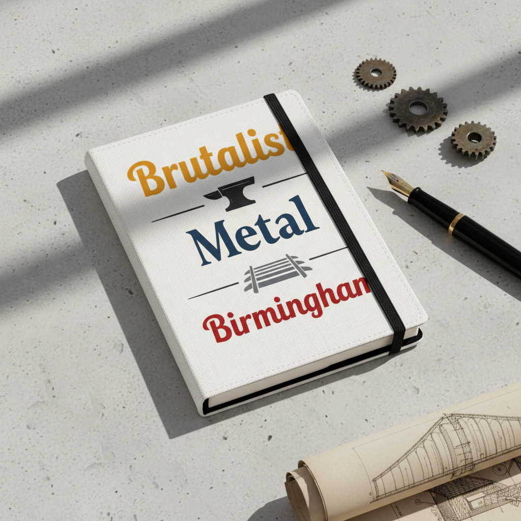 Birmingham - Notepad - Minimal Typed Stack Design