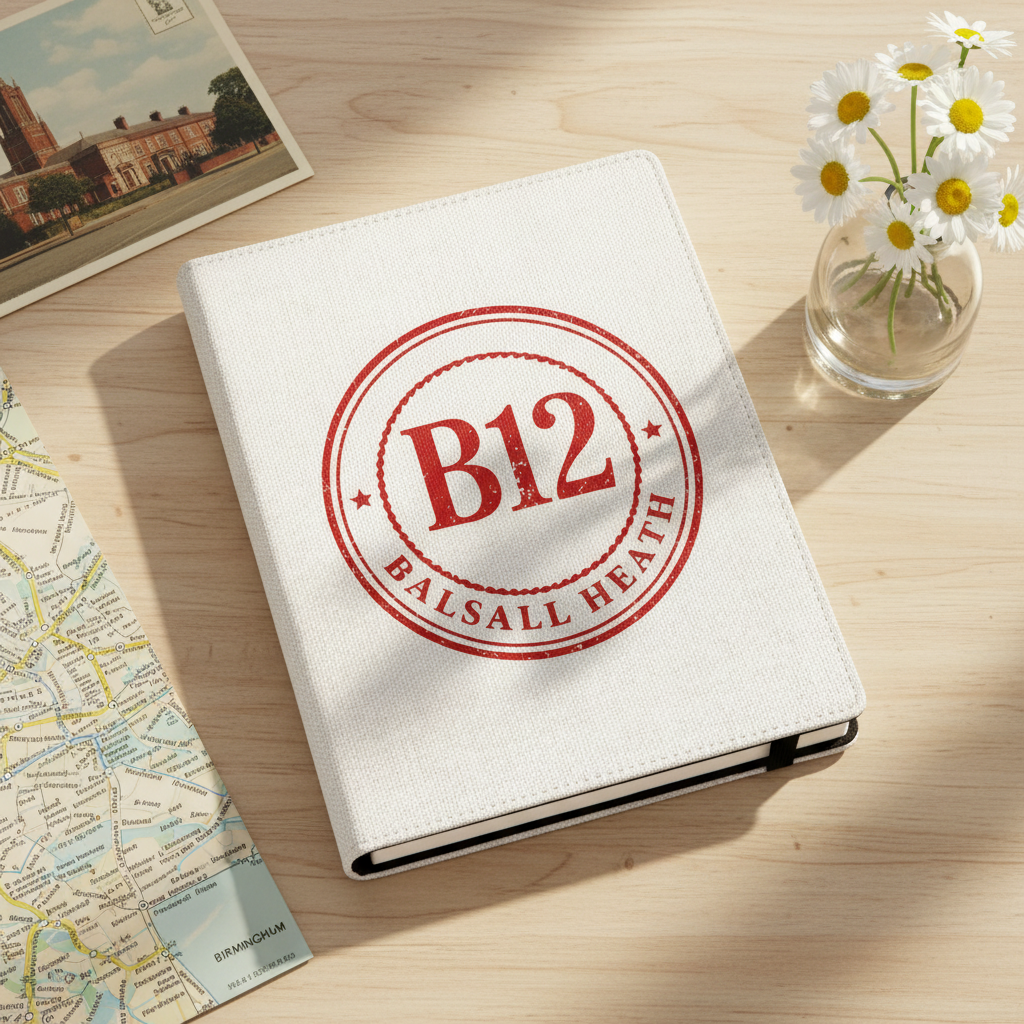 Balsall Heath - Notepad - Vintage Stamp Design