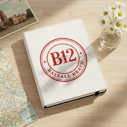 Balsall Heath - Notepad - Vintage Stamp Design
