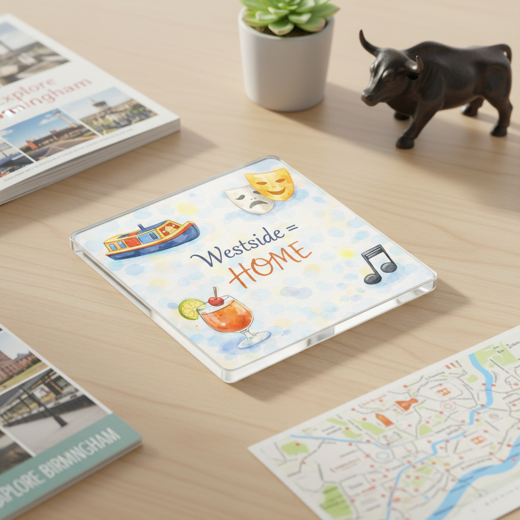 Westside - Coaster - Soft Watercolours - Local Icons