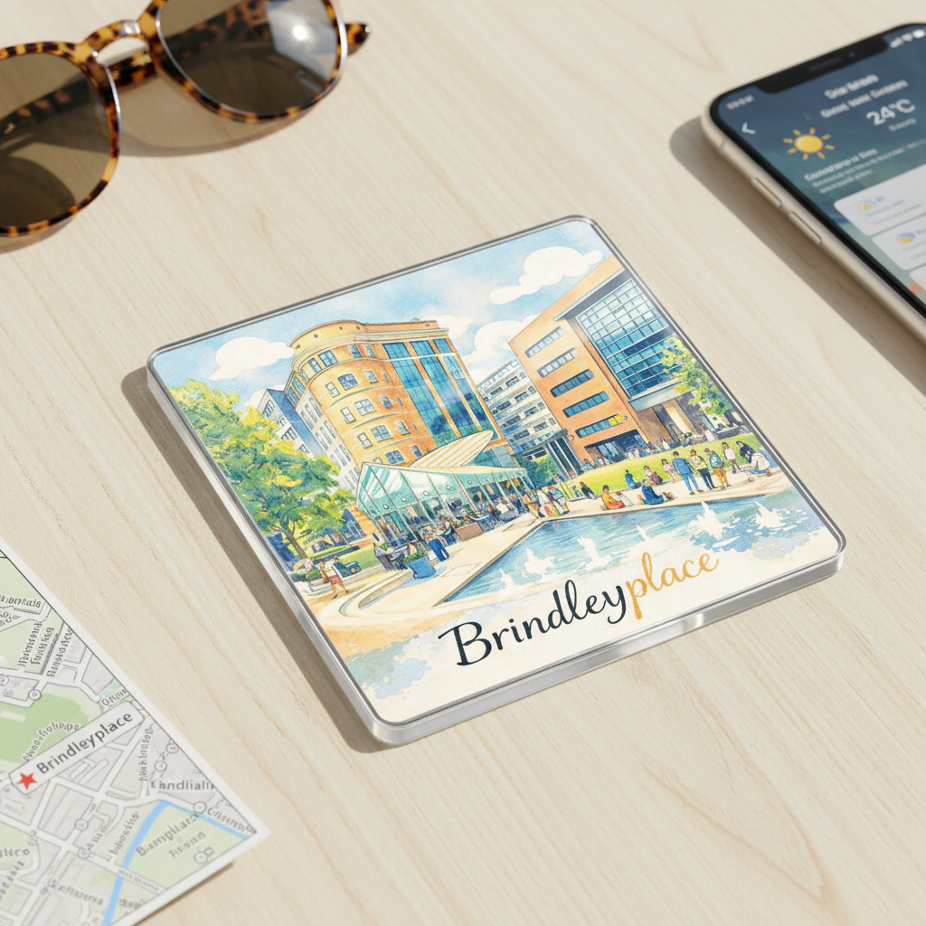 Westside - Coaster - Soft Watercolours - Brindleyplace