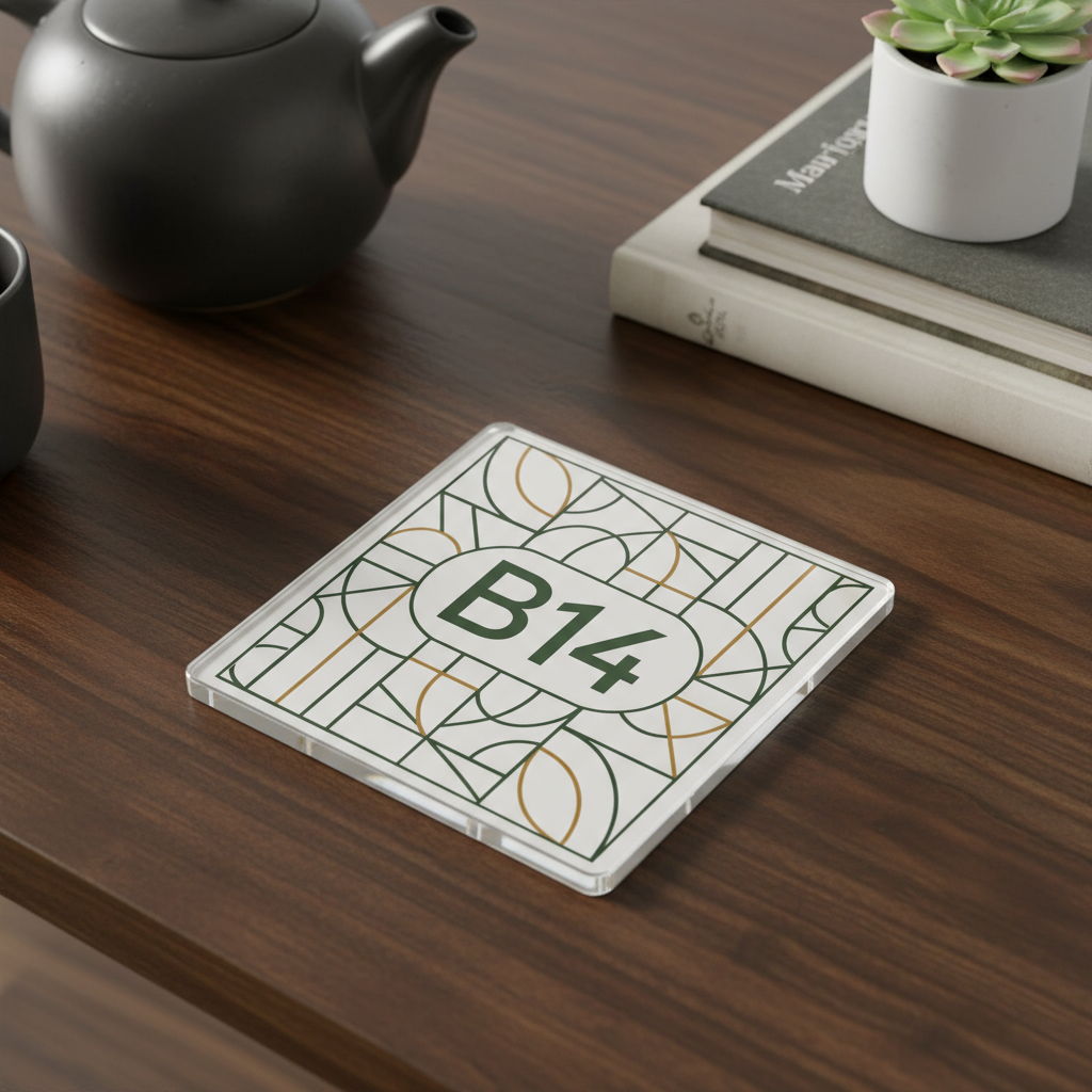 Druids Heath - Coaster - Geometric Lines - Postcode