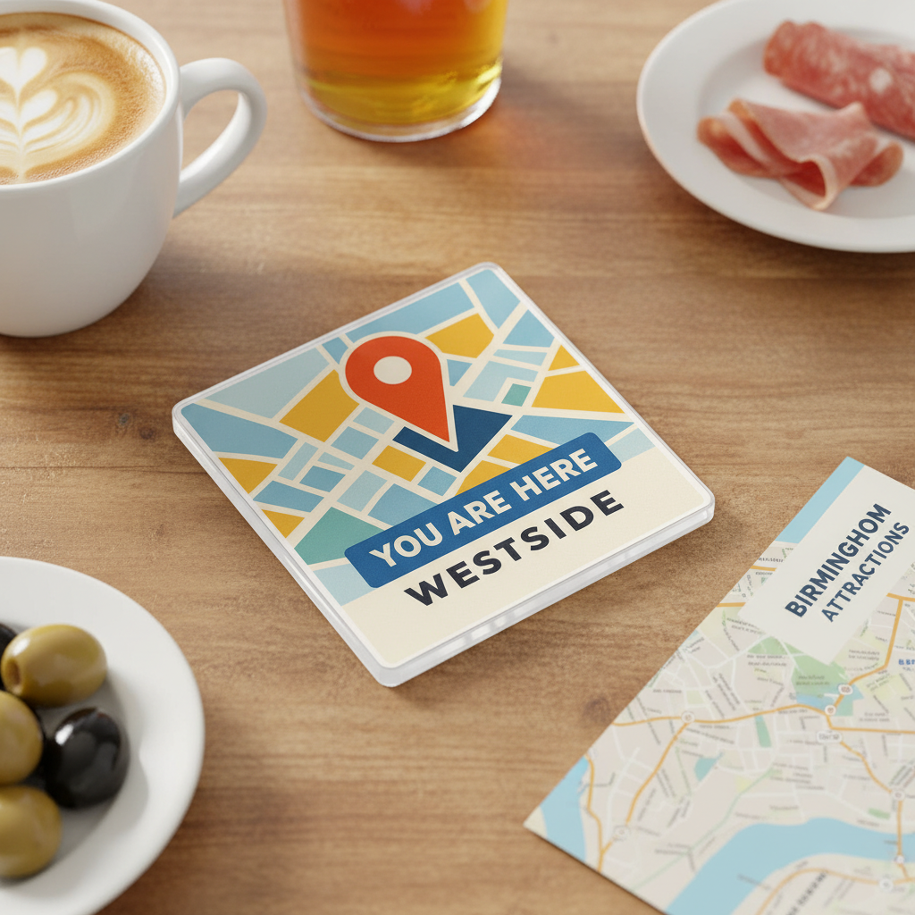 Westside - Coaster - Mid-Century Retro - Location Pin