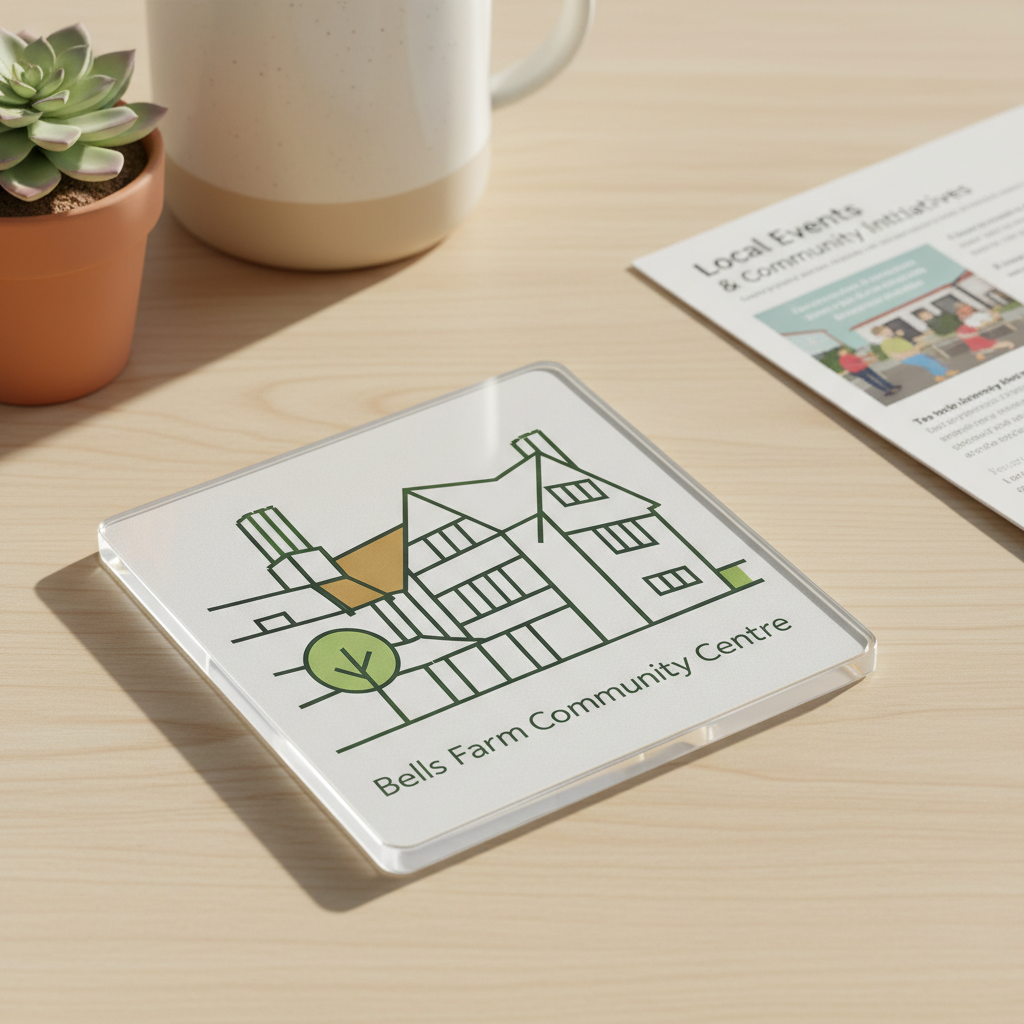 Druids Heath - Coaster - Geometric Lines - Bells Farm Community Centre