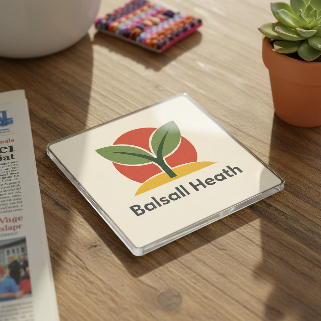 Balsall Heath - Coaster - Mid-Century Retro - Leaf