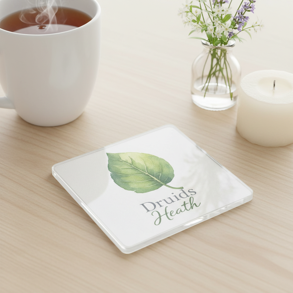 Druids Heath - Coaster - Soft Watercolours - Leaf