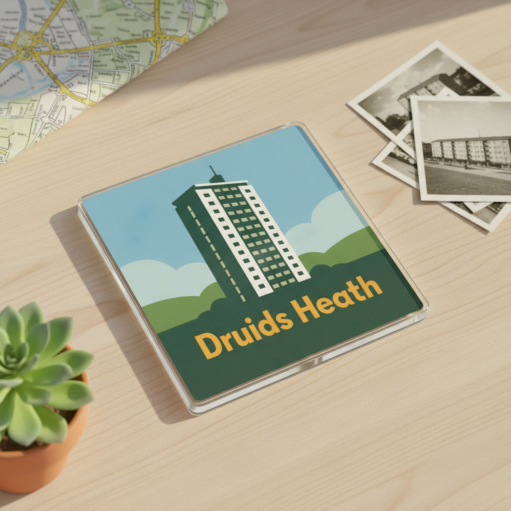 Druids Heath - Coaster - Mid-Century Retro - Tower Block