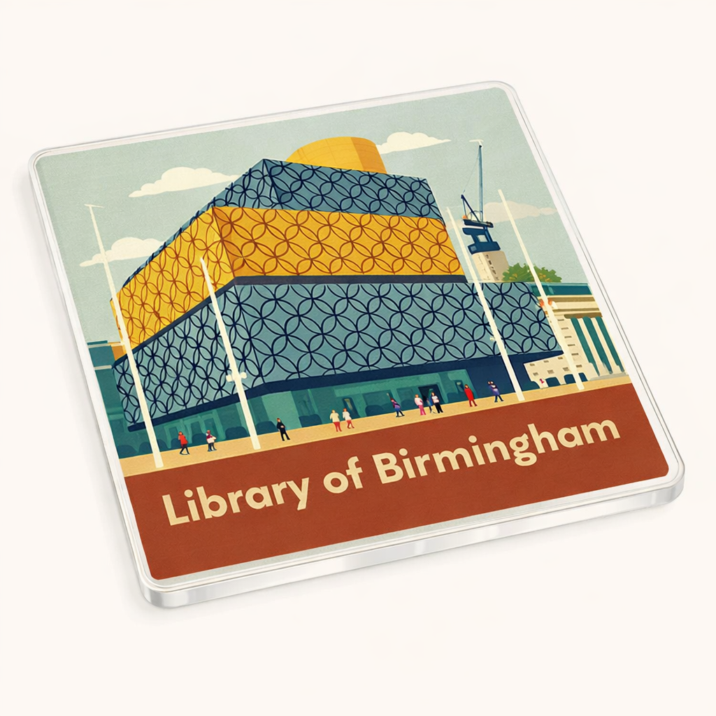 Westside - Coaster - Mid-Century Retro - Library of Birmingham