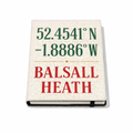 Balsall Heath - Notepad - Minimalist Coordinates Design